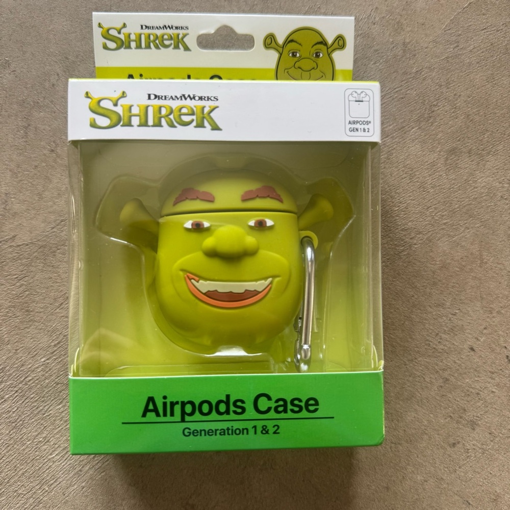 Culturefly AirPods Silicone 3D Case Fits Generations 1 2 DreamWorks Shrek